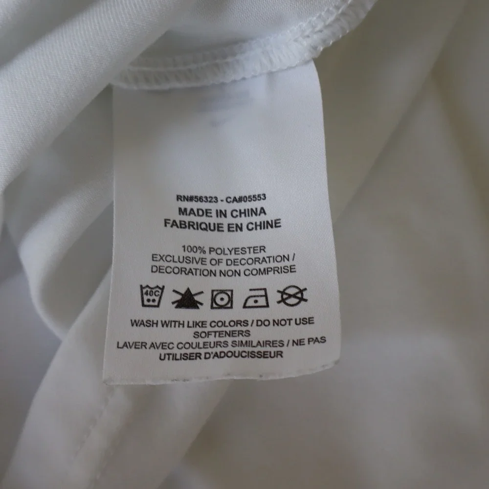 Nike Dri-Fit Heavy Flex Slow Reps Tee T-Shirt Mens Large White Short Sleeve Crew